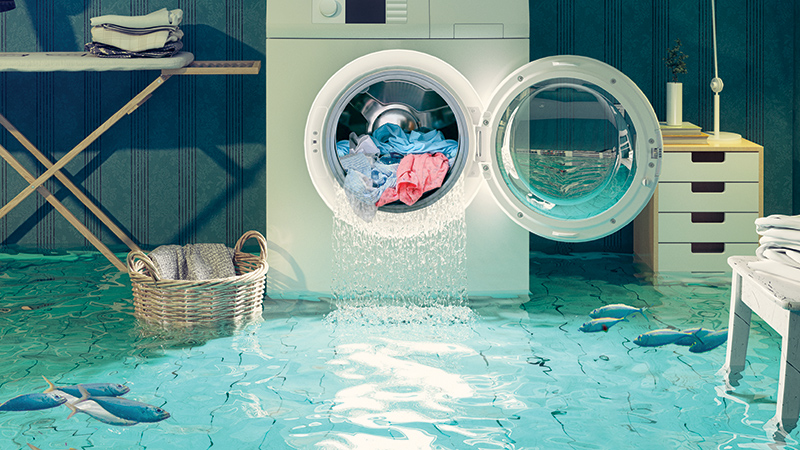 Microplásticos y cápsulas de detergente